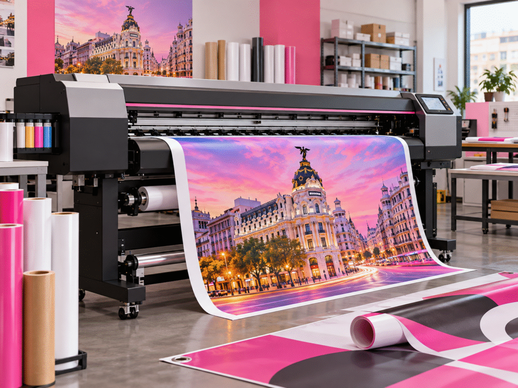 Impresión de carteles y vinilos en plotter de gran formato